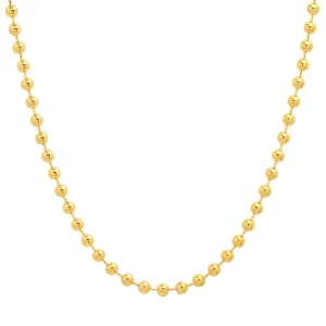 BALL LINK CHAIN, GOLD