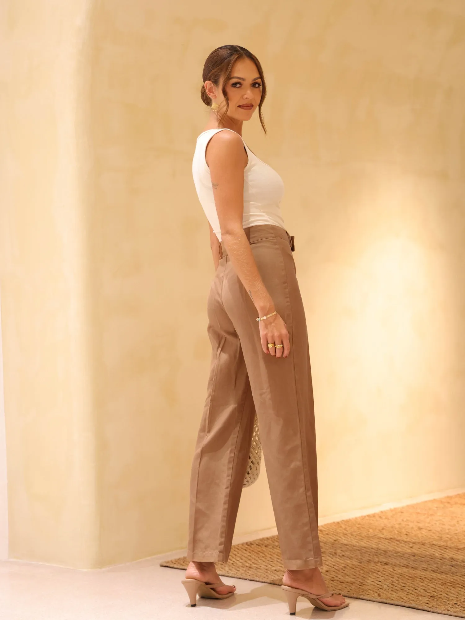 High Waist Tapered Pant